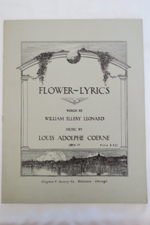 FLOWER-LYRICS - I. WILD VIOLET, II. GARDEN ROSE-BUD, III. POND-LILY, IV. WILD ROSE, V. CARDINAL FLOWER (Sheet Music)