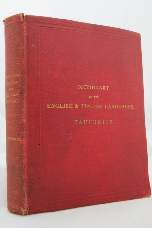 A NEW POCKET DICTIONARY OF THE ENGLISH & ITALIAN LANGUAGES Tenth Stereotype Edition. Nuovo Dizionario Portatile Inglese-Italiano & Italiano-Inglese