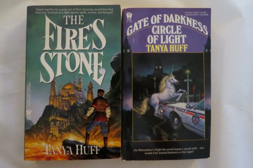 THE FIRE'S STONE; GATE OF DARKNESS, CIRCLE OF LIGHT (2 BOOK SET) (Signed by Author)