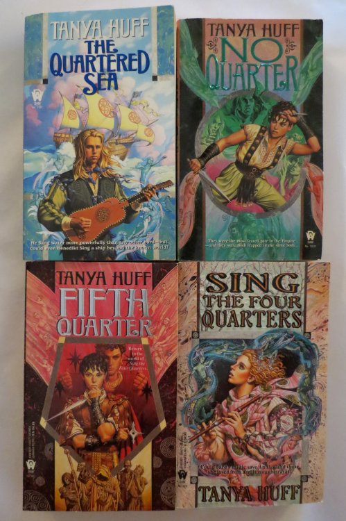 SING THE FOUR QUARTERS; FIFTH QUARTER; NO QUARTER; THE QUARTERED SEA (4 BOOK SET) (Signed by Author)