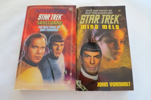 STAR TREK - MIND MELD; SANCTUARY (2 BOOKS) (Signed by Author)