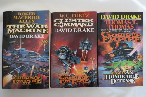 AN HONORABLE DEFENSE; CLUSTER COMMAND; THE WAR MACHINE (3 SIGNED BOOKS) (Signed by Author)