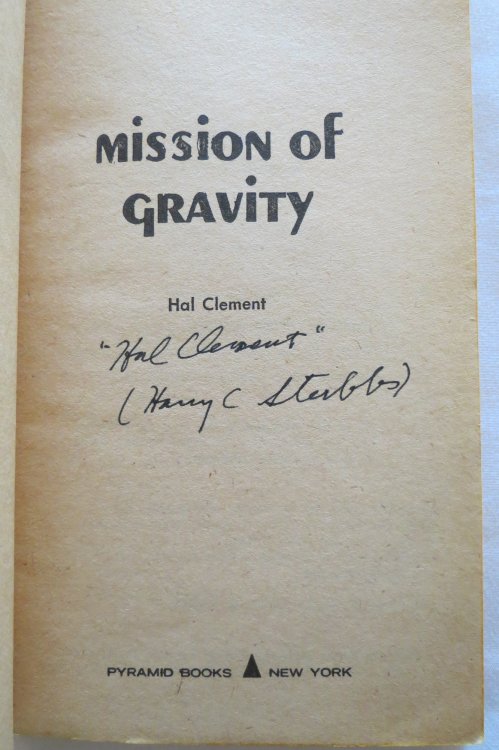 MISSION OF GRAVITY (Signed by Author)
