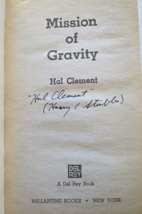 MISSION OF GRAVITY (Signed by Author)