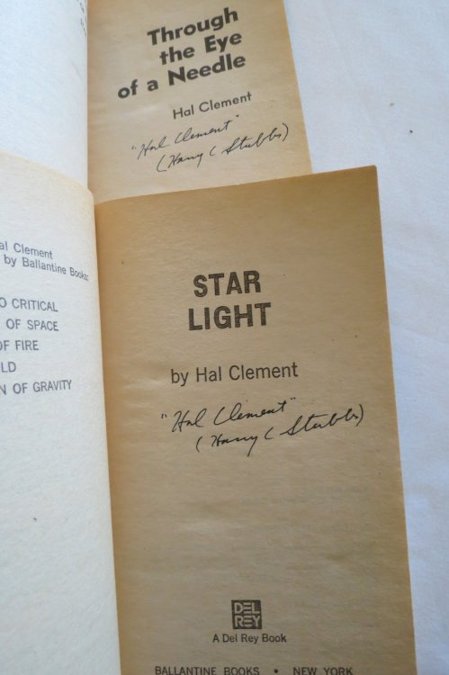 THROUGH THE EYE OF A NEEDLE; STAR LIGHT (2 SIGNED BOOKS) (Signed by Author)