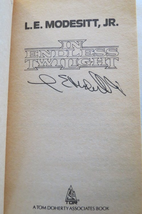 IN ENDLESS TWILIGHT (Signed by Author)