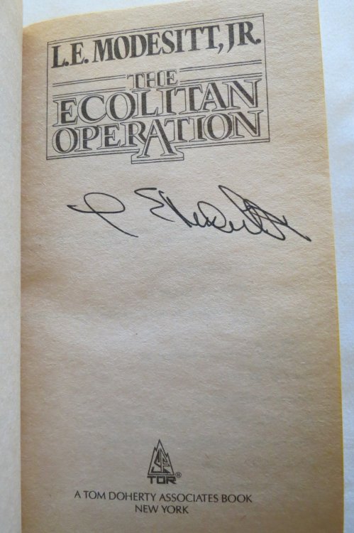 THE ECOLITAN OPERATION (Signed by Author)