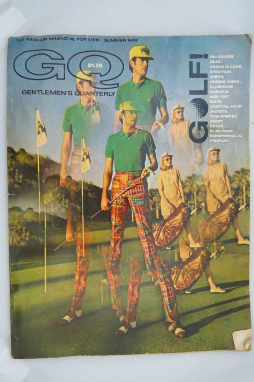 GQ GENTLEMEN'S QUARTERLY MAGAZINE, SUMMER 1969 (GOLF)