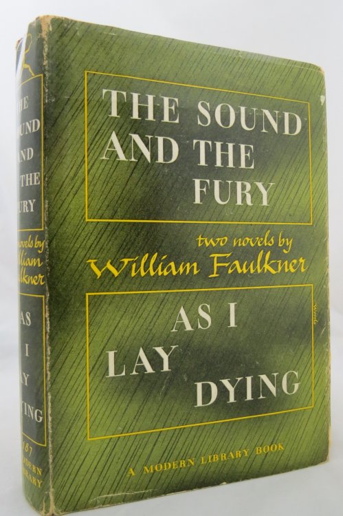 THE SOUND AND THE FURY & AS I LAY DYING (DJ is protected by a clear, acid-free mylar cover)