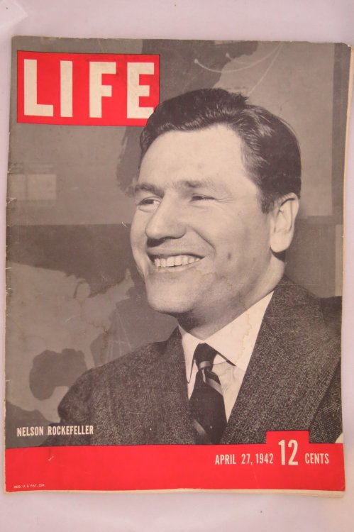 LIFE MAGAZINE, 27 APRIL 1942 (NELSON ROCKEFELLER)