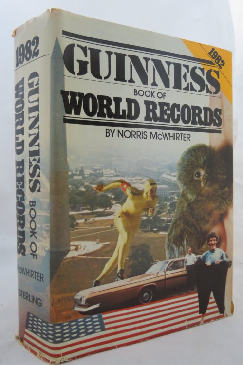GUINNESS BOOK OF WORLD RECORDS 1982 (DJ is protected by a clear, acid-free mylar cover)