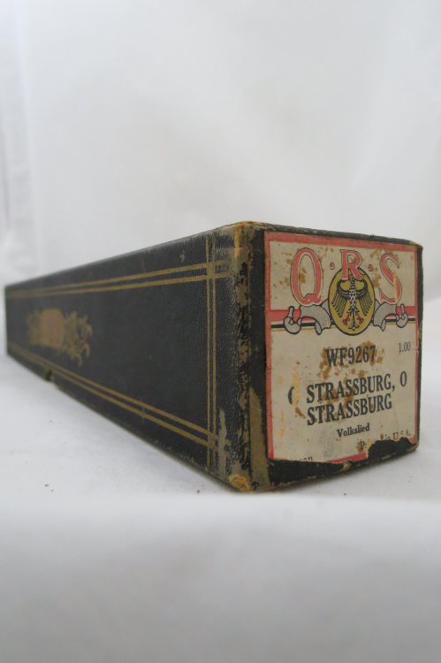 ANTIQUE PLAYER PIANO ROLL QRS #WF9267 