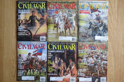 AMERICA'S CIVIL WAR MAGAZINE (6 ISSUES, COMPLETE YEAR 1996) January, March, May, July, September, November 1996
