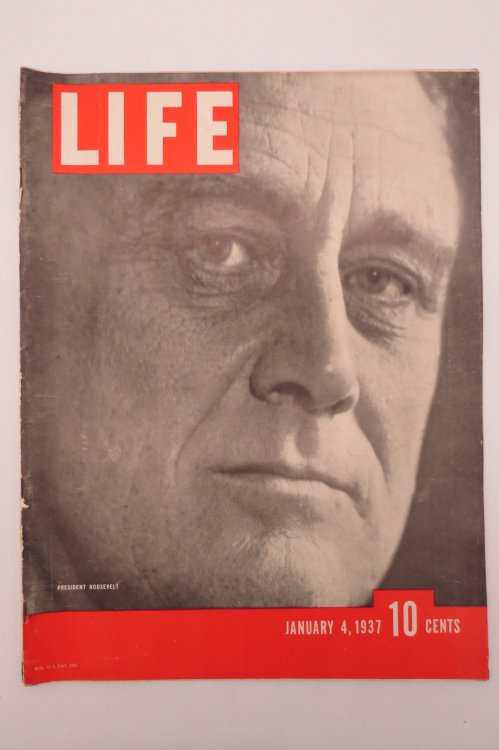 LIFE MAGAZINE, JANUARY 4, 1937 (PRESIDENT ROOSEVELT)