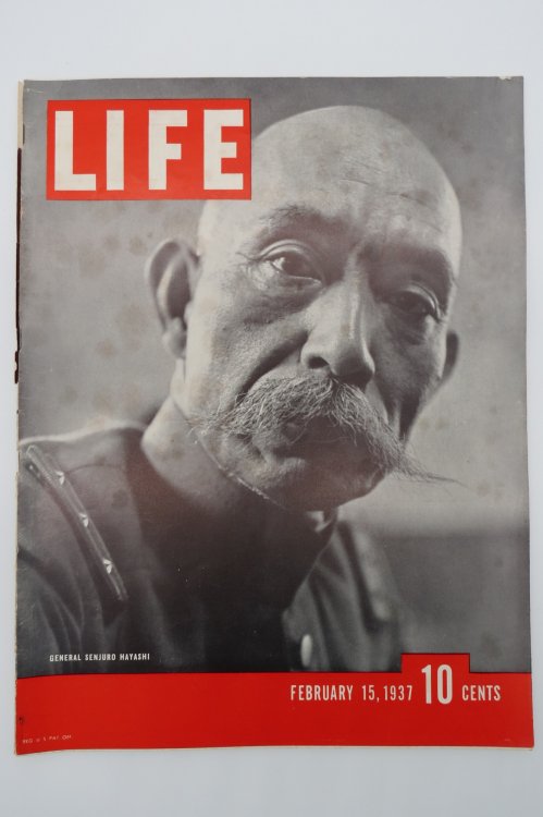 LIFE MAGAZINE, FEBRUARY 15, 1937 (GENERAL SENJURO HAYASHI)