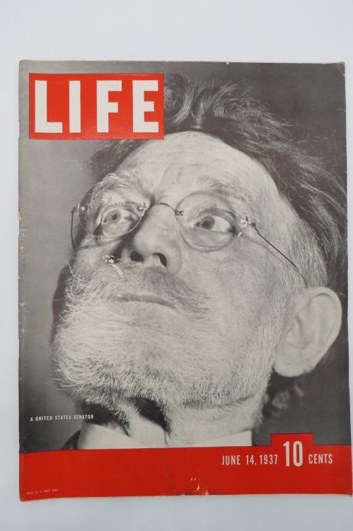 LIFE MAGAZINE, JUNE 14, 1937 (A UNITED STATES SENATOR)