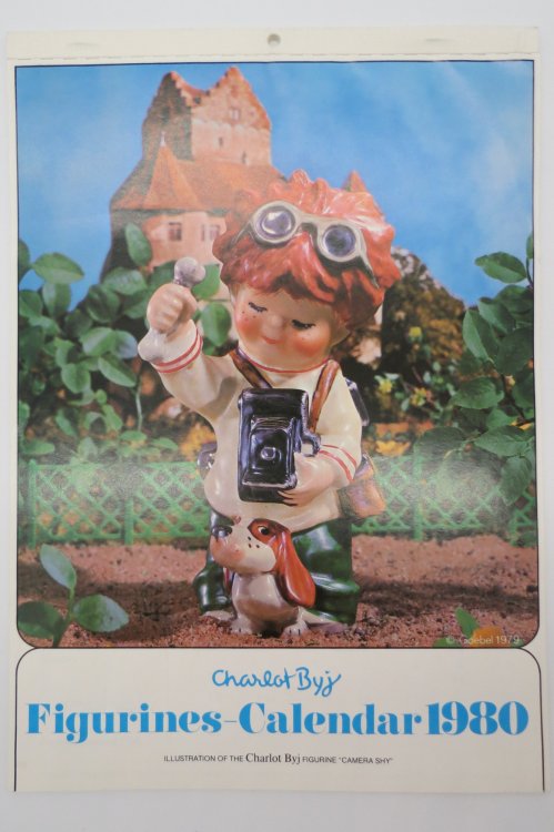 1980 CHARLOT BYJ FIGURINES CALENDAR