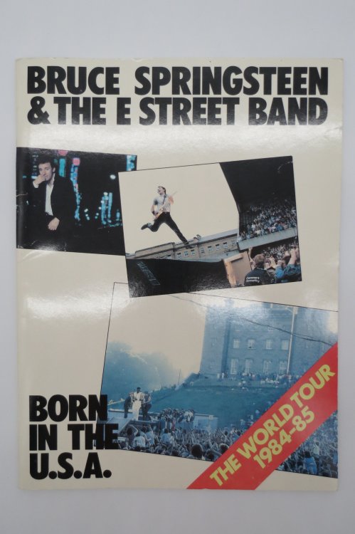BRUCE SPRINGSTEEN & THE E STREET BAND BORN IN THE U.S.A. The World Tour 1984-85 Concert Program Book