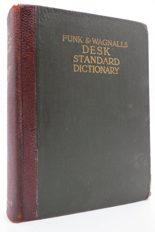 THE STANDARD DESK DICTIONARY OF THE ENGLISH LANGUAGE 1,200 Pictorial Illustrations (Leather Bound)