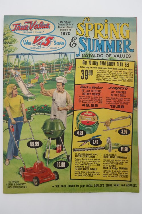 TRUE VALUE HARDWARE CATALOG, SPRING & SUMMER 1970