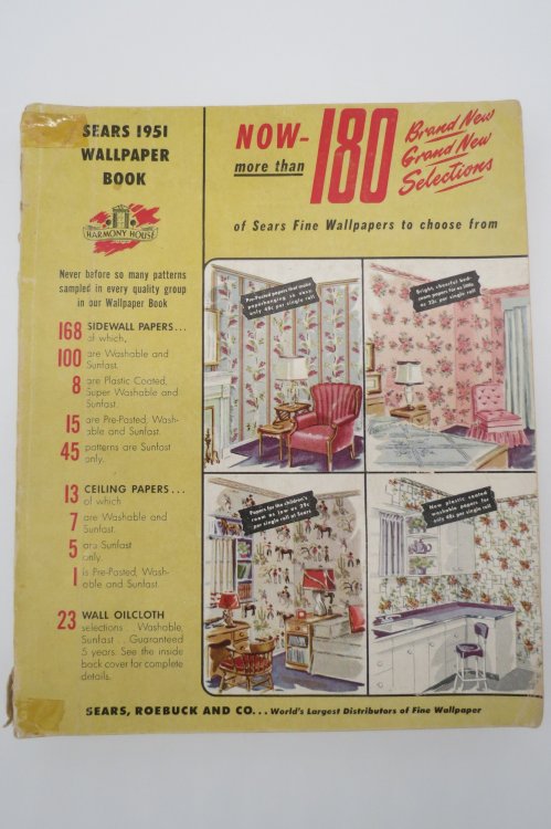 SEARS 1951 WALLPAPER BOOK