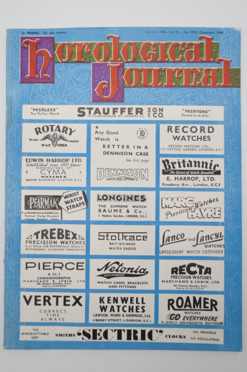 HOROLOGICAL JOURNAL, DECEMBER 1949