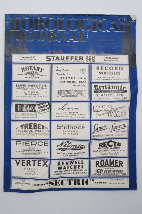 HOROLOGICAL JOURNAL, AUGUST 1950