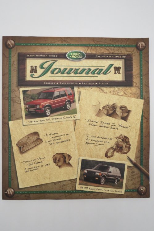 LAND ROVER JOURNAL FALL/WINTER 1998-1999, ISSUE NUMBER THREE