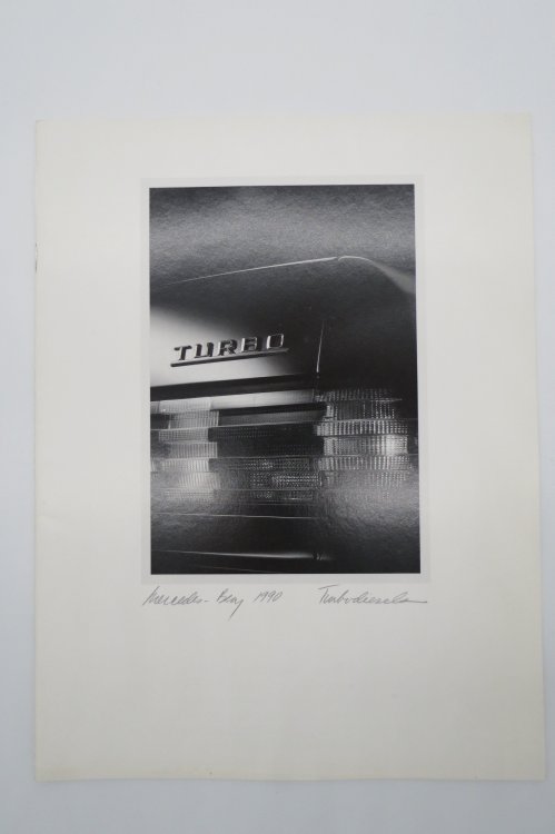 1990 MERCEDES BENZ TURBO DIESELS BROCHURE