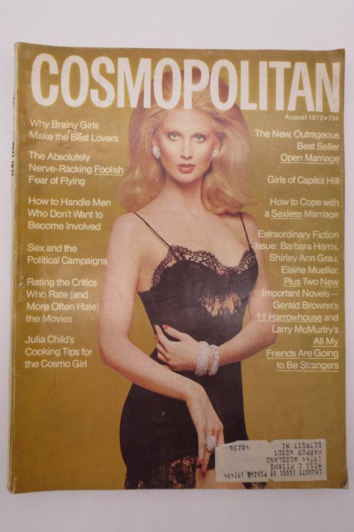 COSMOPOLITAN MAGAZINE AUGUST 1972 (KATHY SPEIRS COVER)