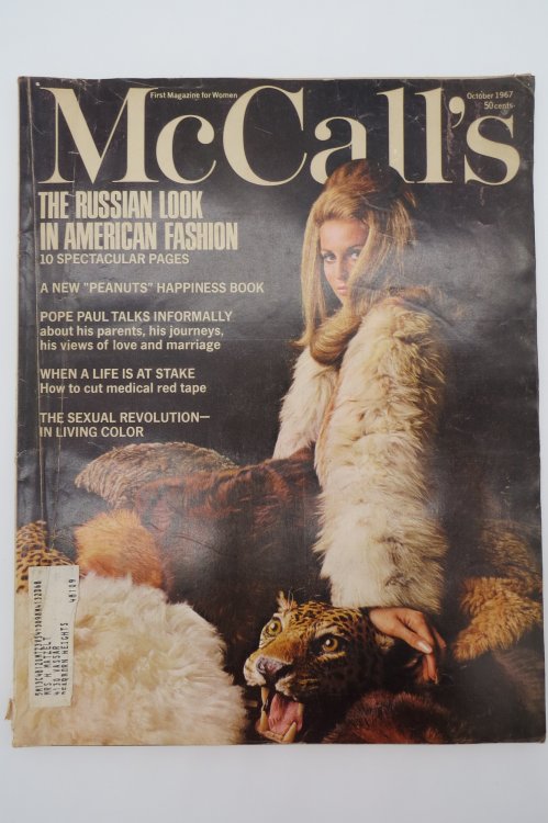 MCCALL'S MAGAZINE, OCTOBER 1967 (SAMANTHA JONES RUSSIAN LOOK COVER)