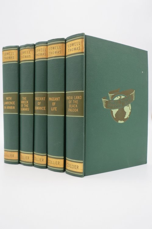 ADVENTURE LIBRARY ( 5 VOLUME SET) India: Land of the Black Pagoda; Pageant of Romance; the Wreck of the Dumaru; with Lawrence in Arabia; Pageant of Life