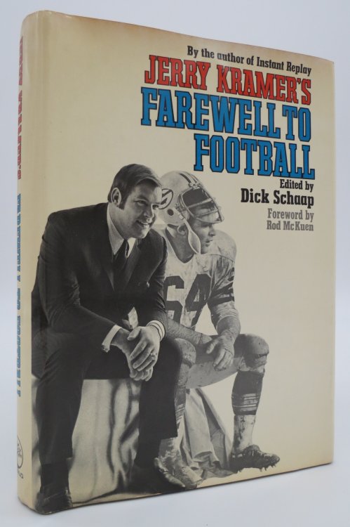 JERRY KRAMER'S FAREWELL TO FOOTBALL (DJ Protected by a Brand New, Clear, Acid-Free Mylar Cover)