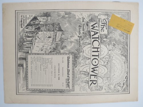 THE WATCHTOWER AND HERALD OF CHRIST'S PRESENCE, OCTOBER 15, 1938