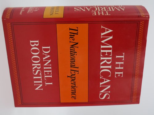 THE AMERICANS The National Experience (Provenance: Michigan Senator Jack Faxon) (DJ Protected by a Brand New, Clear, Acid-Free Mylar Cover)