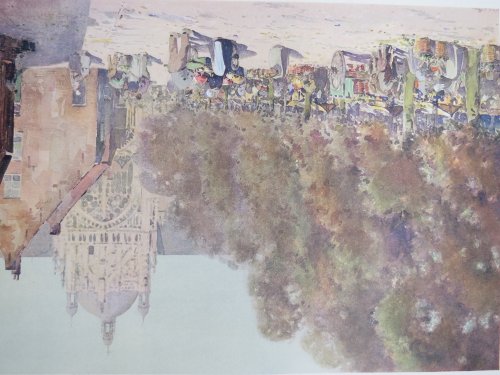 VINTAGE THE MARKET PLACE, HERTOGENBOSCH, HOLLAND COLOR PRINT