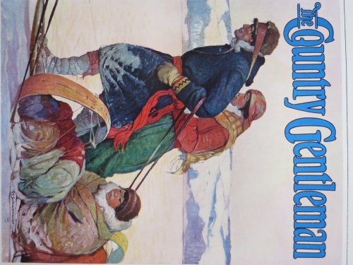 VINTAGE 1927 THE COUNTRY GENTLEMAN NATIVE AMERICAN INDIANS COLOR PRINT