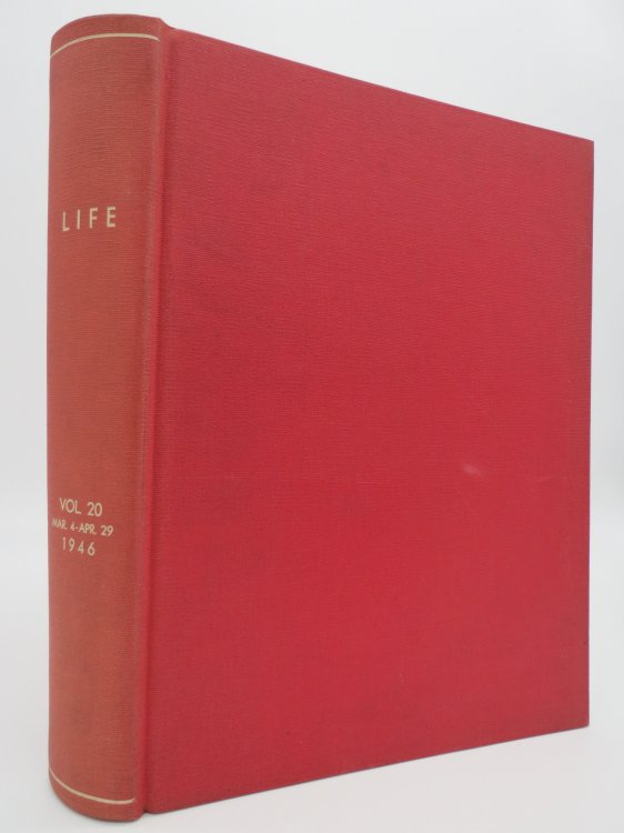 LIFE MAGAZINE - MARCH 4, 1946 - APRIL 29, 1946 (APRIL 1, 1946, CARDINALS PITCHER) 9 Issues Bound in One