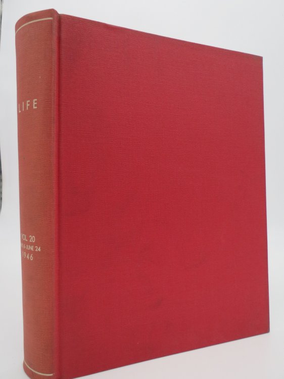 LIFE MAGAZINE - MAY 6, 1946, TO JUNE 24, 1946 (MAY 27, 1946, LIQUOR, ALCOHOLICS ANONYMOUS; MAY 6, 1946, MARGARET LEIGHTON; ) 9 Issues Bound in One