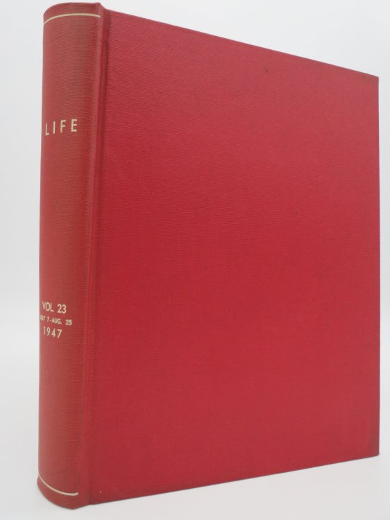 LIFE MAGAZINE - JULY 7, 1947 - AUGUST 25, 1947 (JULY 14, 1947, ELIZABETH TAYLOR; JULY 28, 1947, PRINCESS ELIZABETH) 9 Issues Bound in One