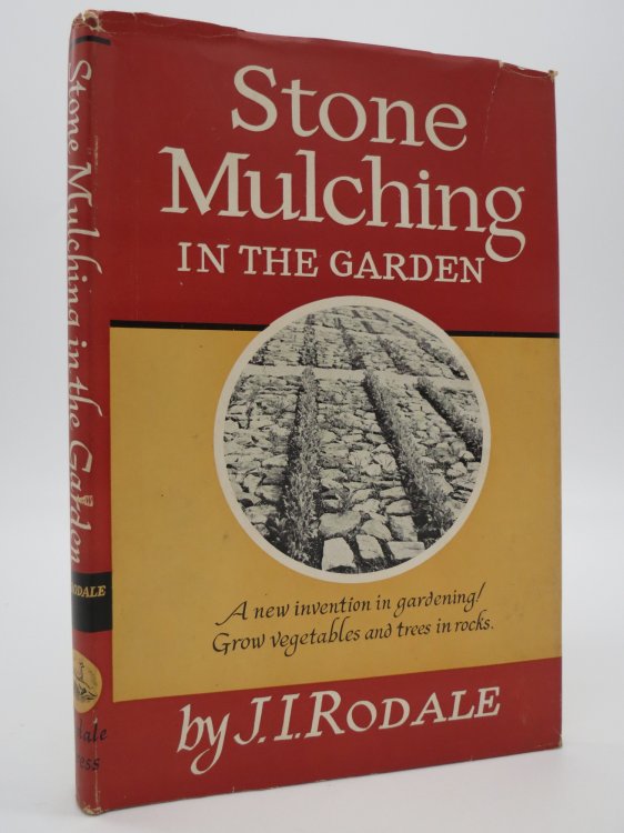 STONE MULCHING IN THE GARDEN (DJ Protected by a Brand New, Clear, Acid-Free Mylar Cover)