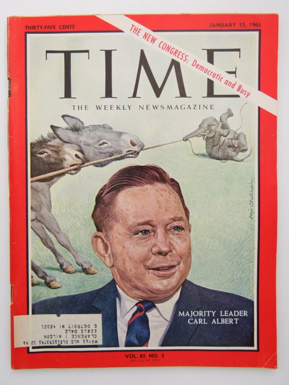TIME MAGAZINE JANUARY 15, 1965 (THE NEW CONGRESS)