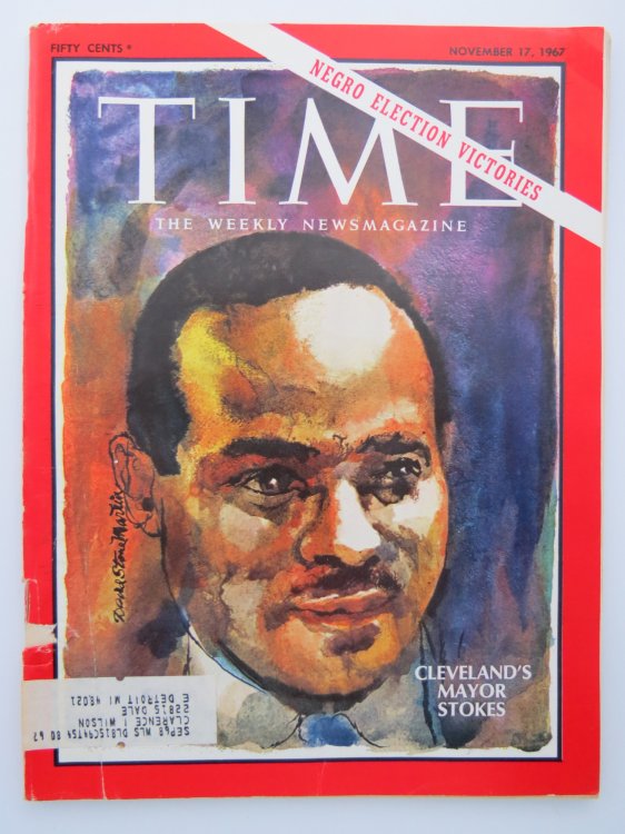 TIME MAGAZINE, NOVEMBER 17, 1967 (NEGRO ELECTION VICTORIES, CLEVELAND'S MAYOR STOKES)