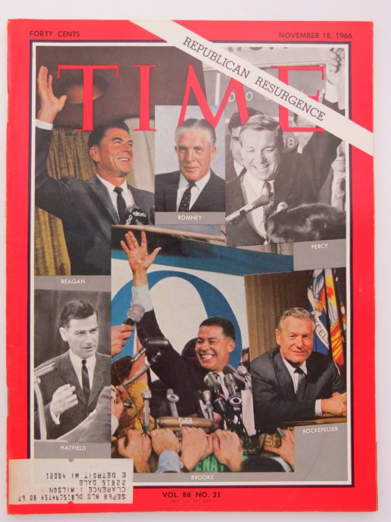 TIME MAGAZINE NOVEMBER 18, 1966 (REPUBLICAN RESURGENCE)