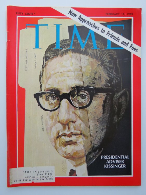 TIME MAGAZINE FEBRUARY 14, 1969 (PRESIDENTIAL ADVISOR KISSINGER)