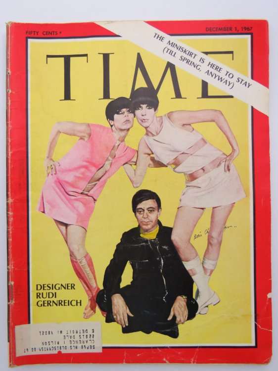 TIME MAGAZINE DECEMBER 1, 1967 (DESIGNER RUDI GERNREICH)