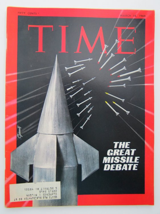 TIME MAGAZINE, MARCH 14, 1969 (THE GREAT MISSILE DEBATE)