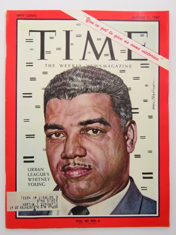 TIME MAGAZINE, AUGUST 11, 1967 (WHITNEY YOUNG OF THE URBAN LEAGUE)