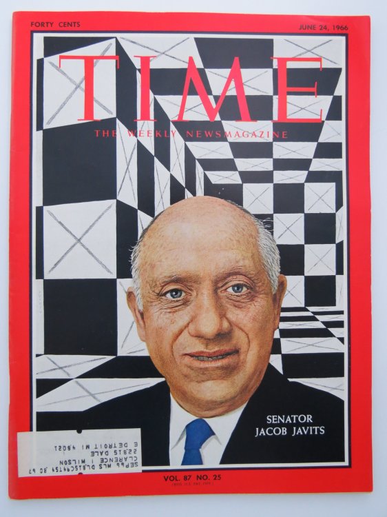 TIME MAGAZINE JUNE 24, 1966 (SENATOR JACOB JAVITS)