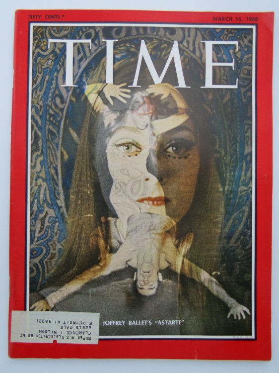 TIME MAGAZINE, MARCH 15, 1968 (JOFFREY BALLET'S 